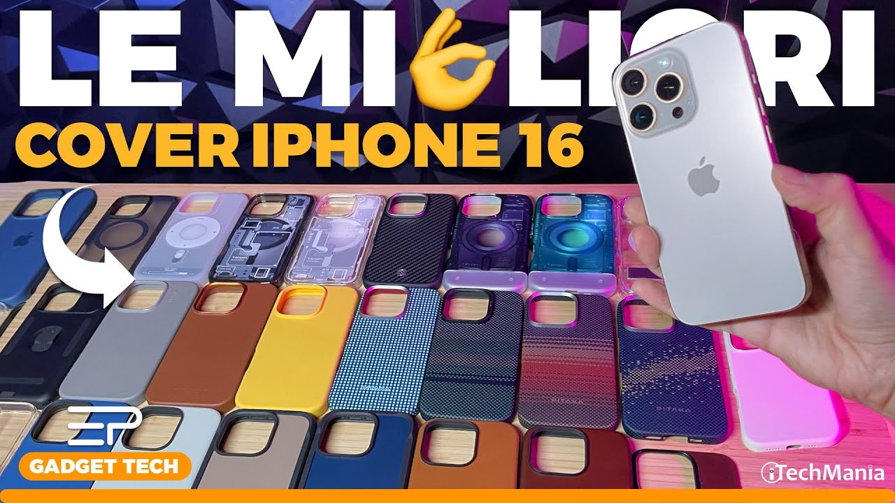 MIGLIORI COVER iPhone 16 Pro e 16 Pro Max 📱 Mega selezione!