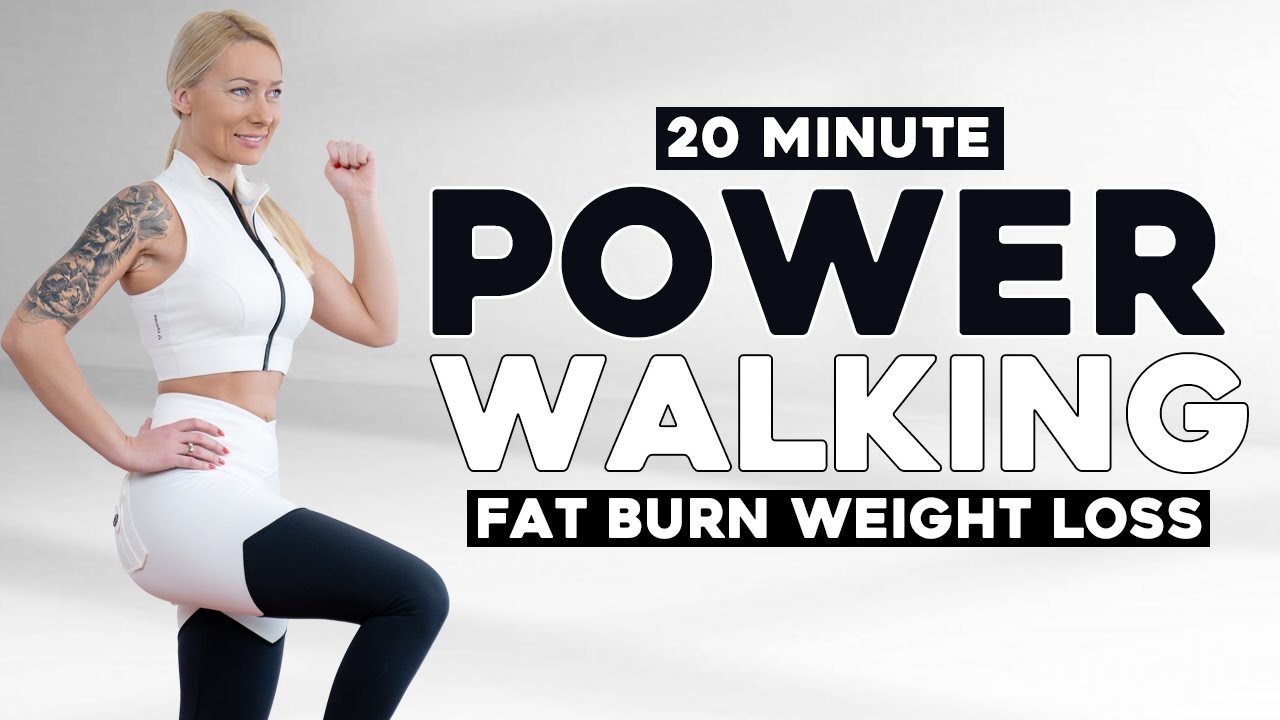 20 Minute Walking Workout Power Walking Intervals for Calorie Burning Fun!