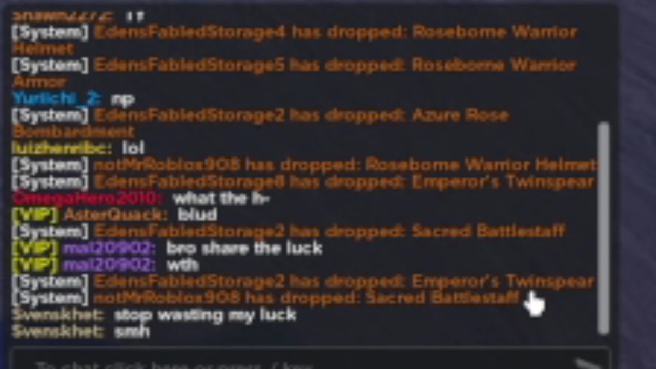 Claiming 3,400+ AFK Drops - Roblox Fabled Legacy