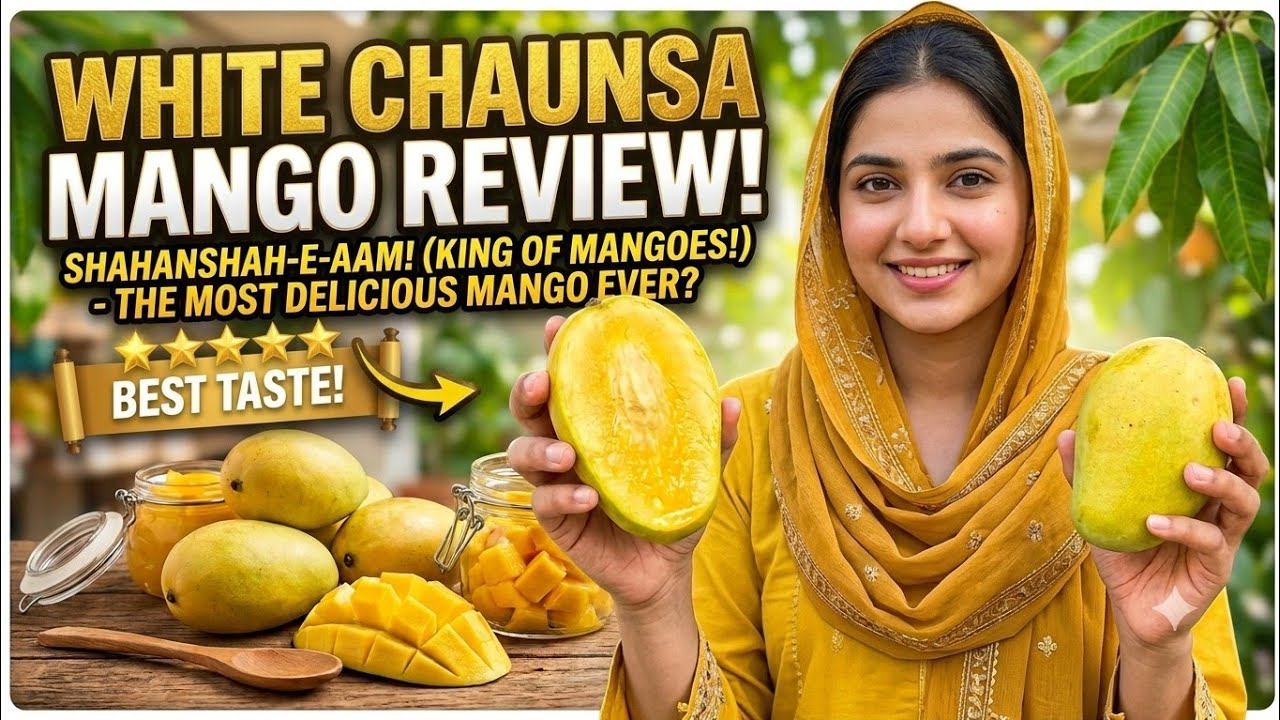 White Chaunsa Mango Review!  | King of Mangoes #explorewithrsg 