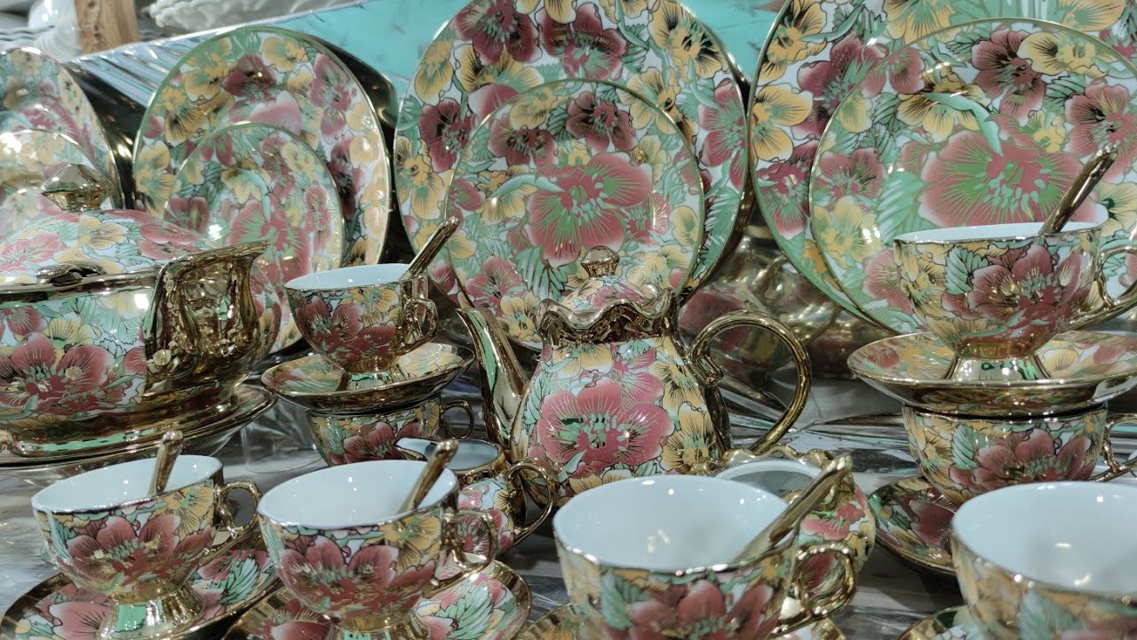 golden 90pc 8 members dinner set moradabad.UP. delivery.order.now.9247237761