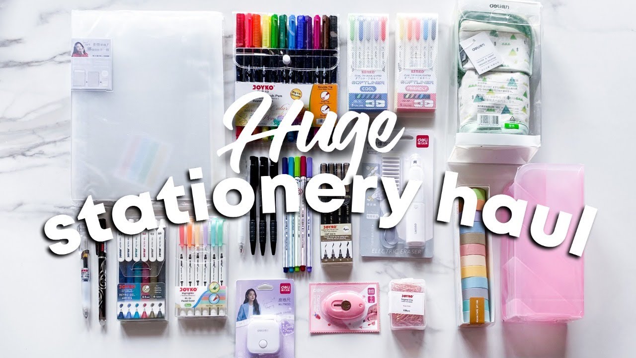 Back to School 2021 Stationery Haul Murah (shopee)