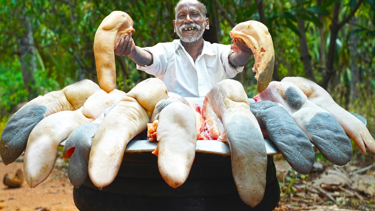 WILD BUFFALO TONGUE REICPE | ருசியான முரட்டு நாக்கு கரி வறுவல் | Grandpa's Favorite Recipes