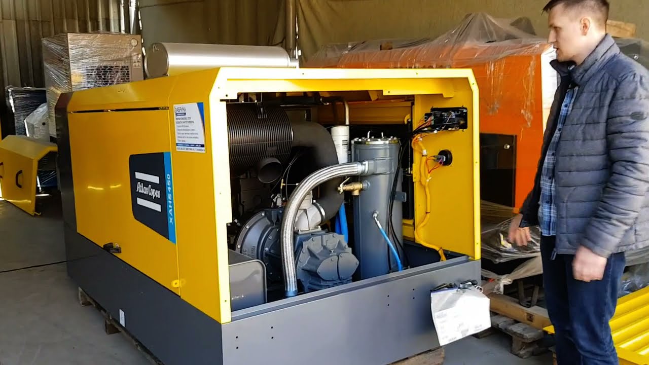 Дизельный компрессор Atlas Copco XAHS 450 - обзор