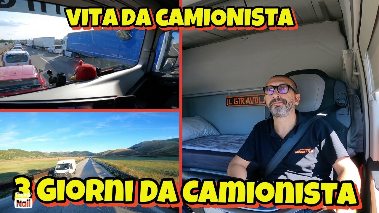 VITA DA CAMIONISTA - Tre giorni da camionista - VLOG - 17-09-2025