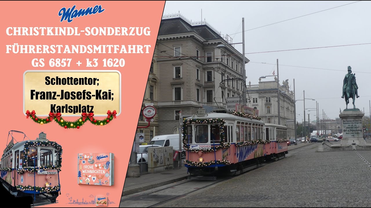 Manner Christkindl-Sonderzug 2025 – Schottentor - Karlsplatz | Wiener Grantler