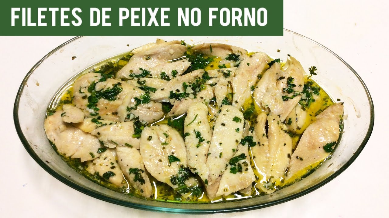 FILETES DE PEIXE NO FORNO