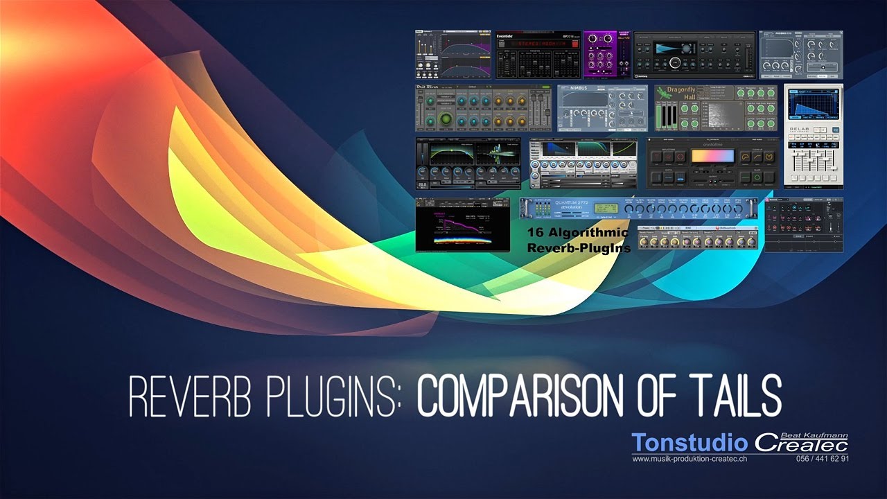 Reverb PlugIns: Hallfahnenvergleich /Tail Comparison