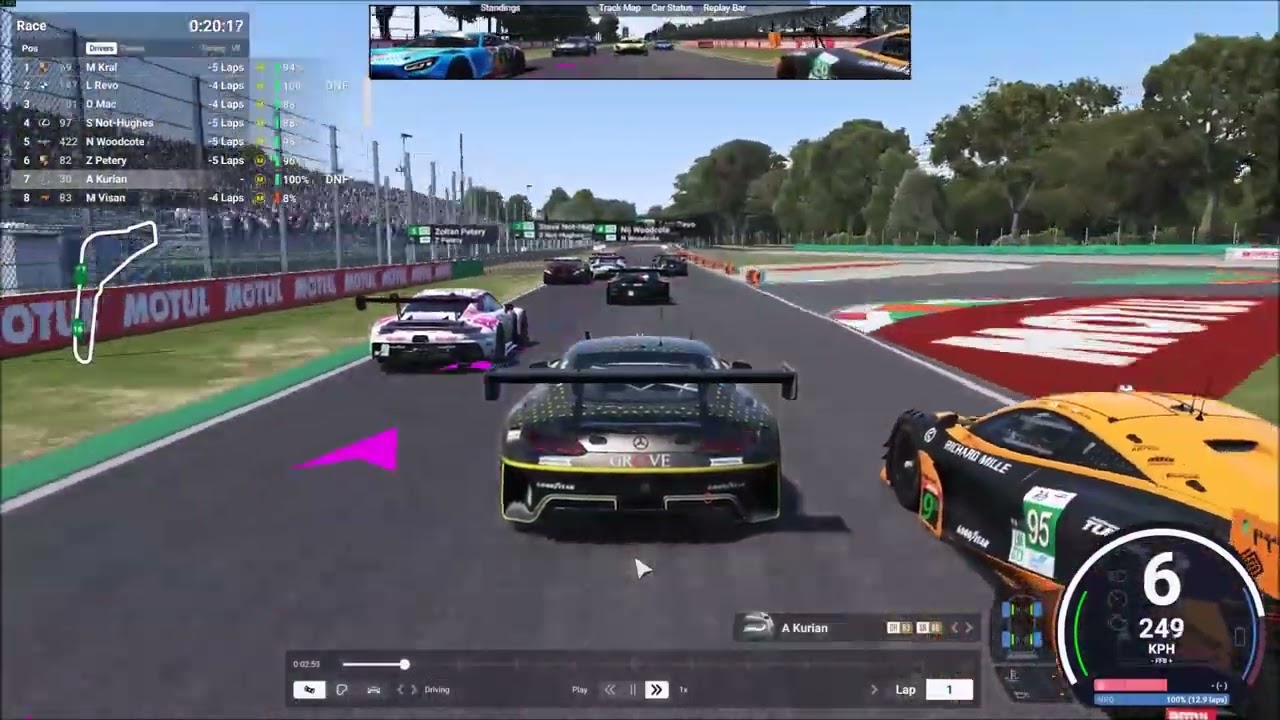 Ruthless Racing LMU Season 3 | Monza Warm-Up 2 T1