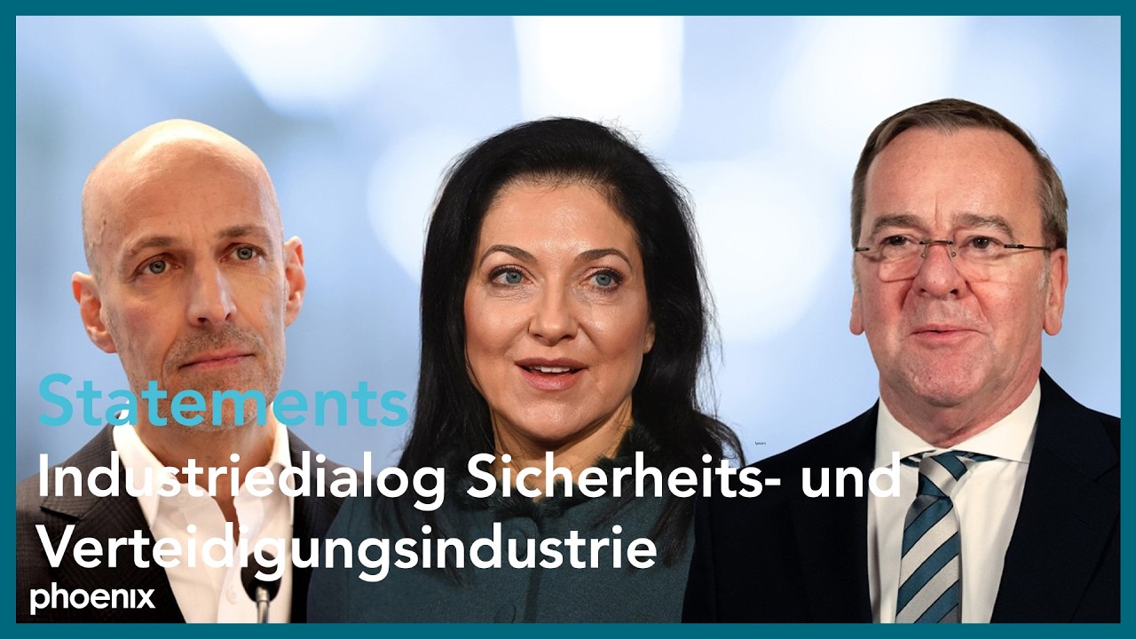 Industriedialog Sicherheits- und Verteidigungsindustrie (SVI): Statement u.a. von Katherina Reiche
