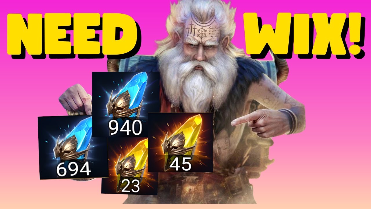 RAID MEGA OPENING VID: 3 Titus Accounts Go All In For Wixwell w/ Thousands of Ancients and Sacreds!