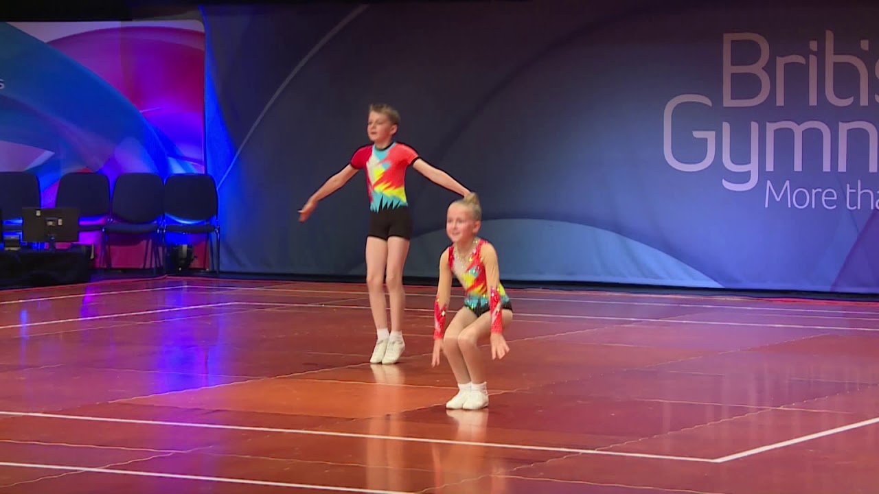 Splitz - SILVER- G1 FIG Pair - Aerobic British Champs 2019
