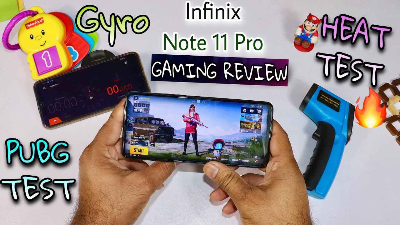 Infinix Note 11 Pro Gaming Test 🔥Pubg Test | Gyroscope | Heat Test  | Battery Drain | Note 11 Pro !