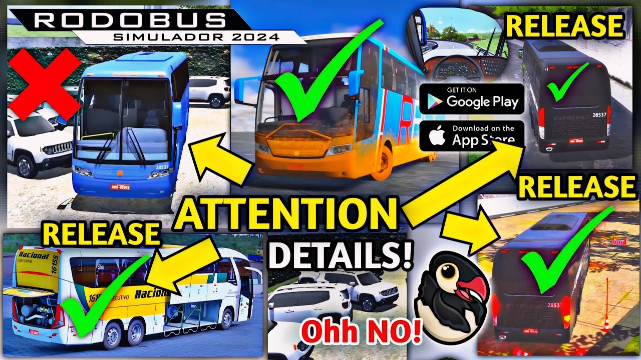🚚Better than Bus Simulator Indonesia? Features #1 Rodobus Simulador by E3D_Software🏕| Bus Gameplay