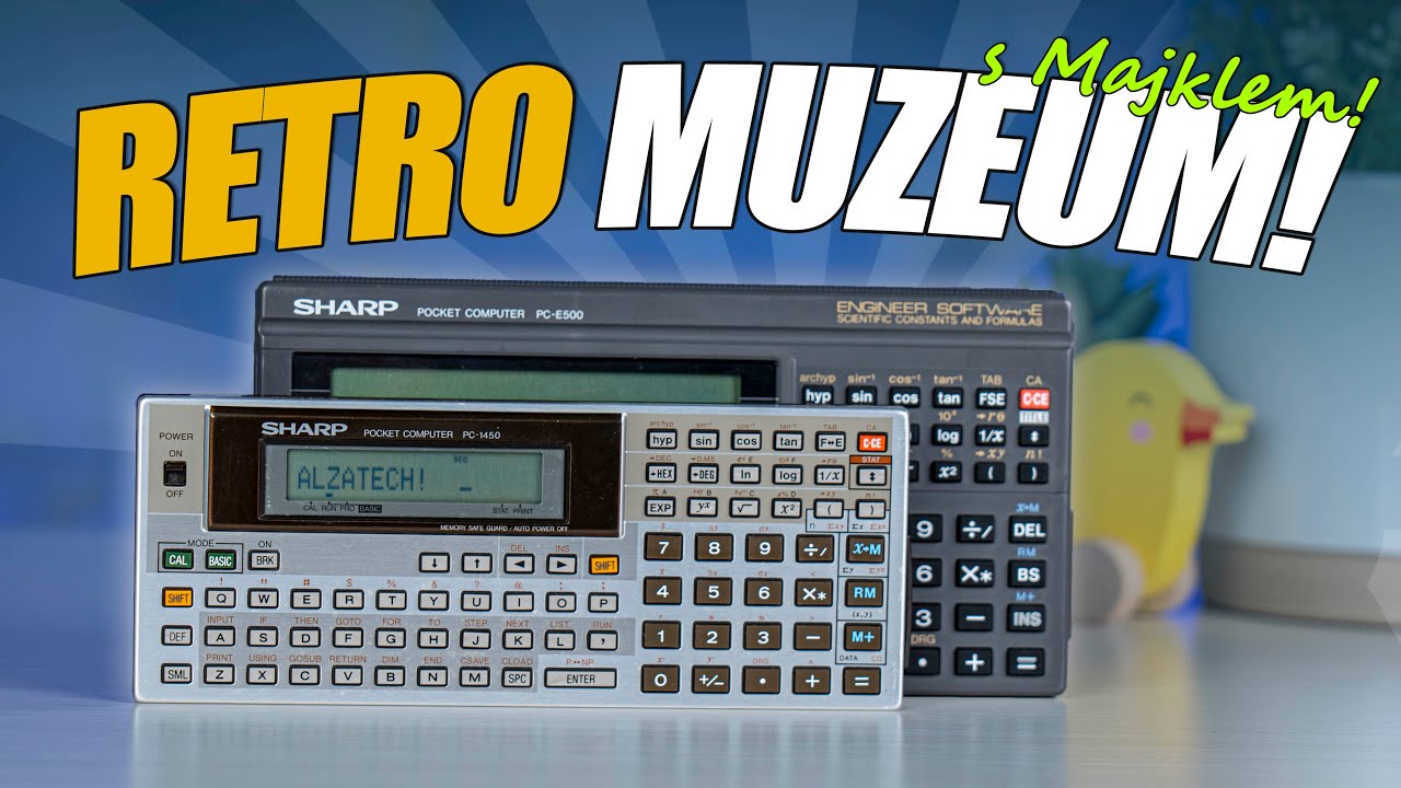 Kalkulačka s BASICem?! Kapesní počítače 80. let! (RETRO # 1827)