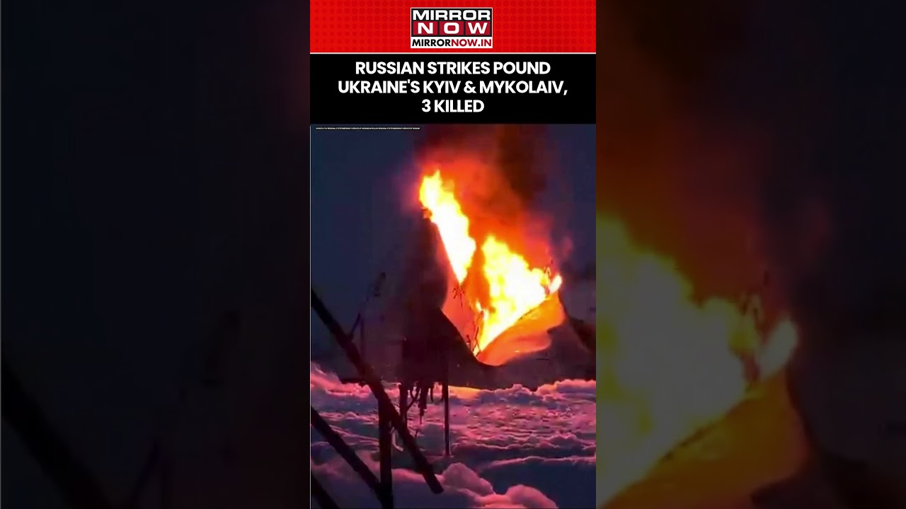 Ukraine Hit Hard: Deadly Russian Drone Strike Claims 3 Lives In Kyiv & Mykolaiv Region #shorts