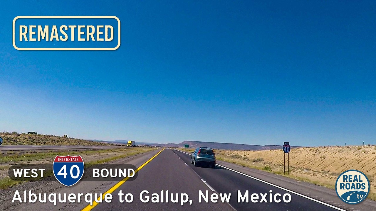 Interstate 40: Albuquerque to Gallup, New Mexico | Real Roads, Real Drives