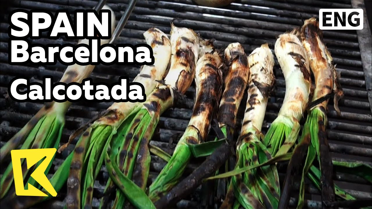 【K】Spain Travel-Barcelona[스페인 여행-바르셀로나]특별한 음식모임, 칼솟타다/Calcotada/Food Gathering/Onion/Romesco Sauce
