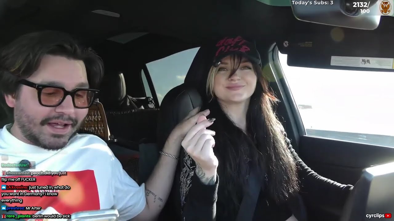 ROAD TRIP BACK HOME w/ PeachJars (SHE TOOK 2 LAXATIVES) - [12/27/2025] | Cyr VODs