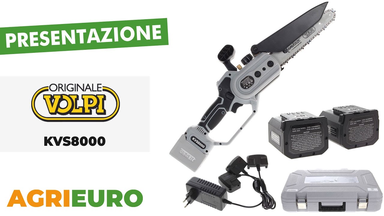 Presentazione del Potatore Volpi KVS8000