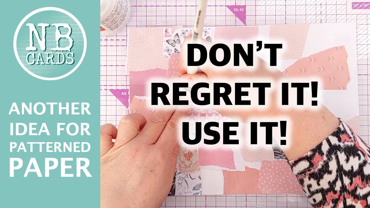 ANOTHER PATTERNED PAPER IDEA! Shabby Chic Meets Clean and Simple Card-Making [2024/90]