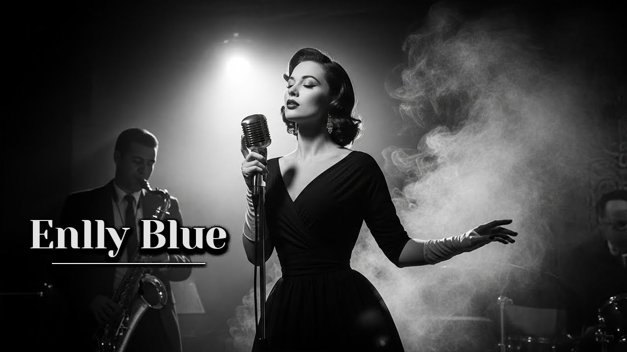 Enlly Blue - Midnight Streets | 1950s Soul Blues (Lonely Road Blues, Sax & Heartfelt Vocals)