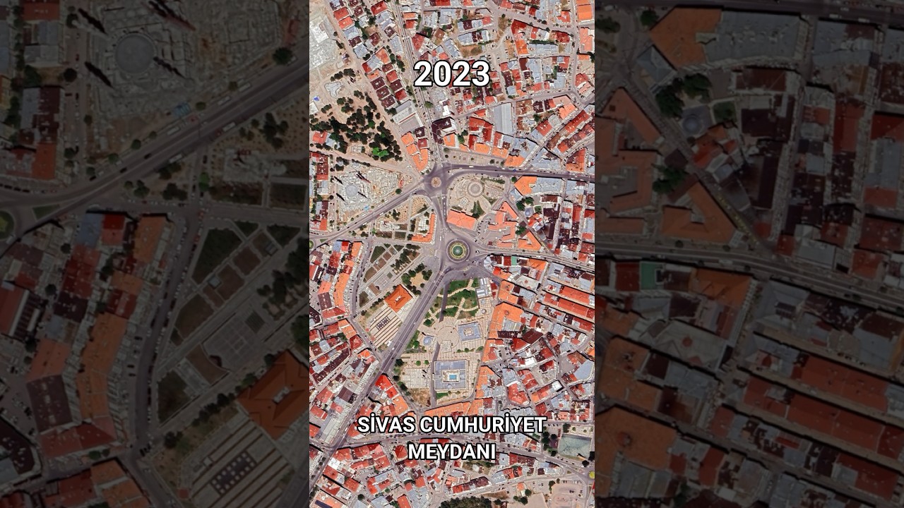 Sivas Cumhuriyet Meydanı 2004-2023 Time-lapse #Sivas #CumhuriyetMeydanı #TimeLapse