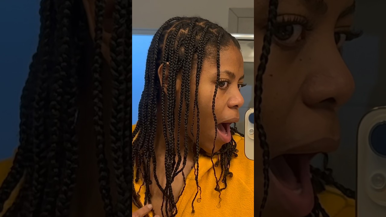 Проверьте длину! Клянусь, косы — лучший способ защиты! idc idc idc! 💁🏾‍♀️