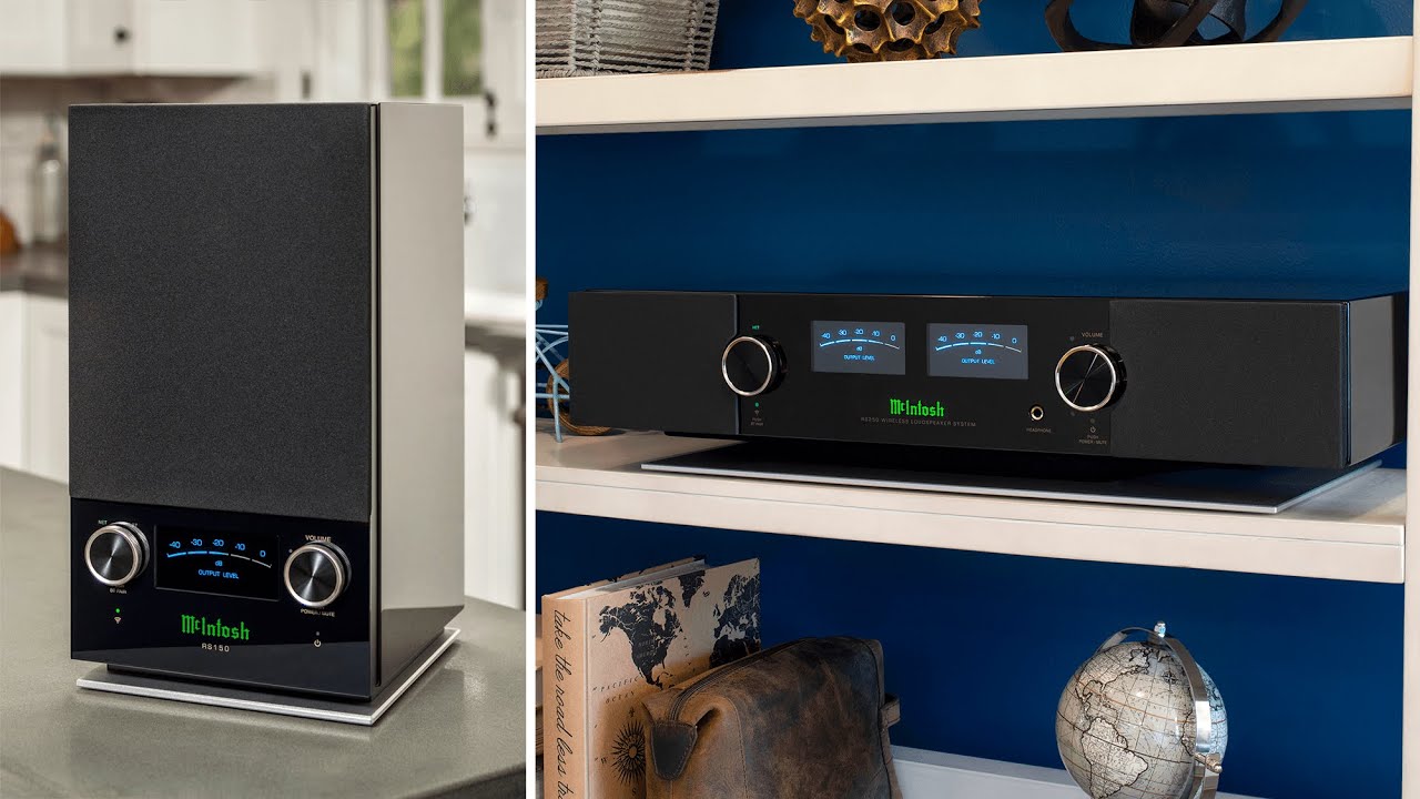 McIntosh RS150 and RS250 Wireless Loudspeakers with Advanced Streaming Options