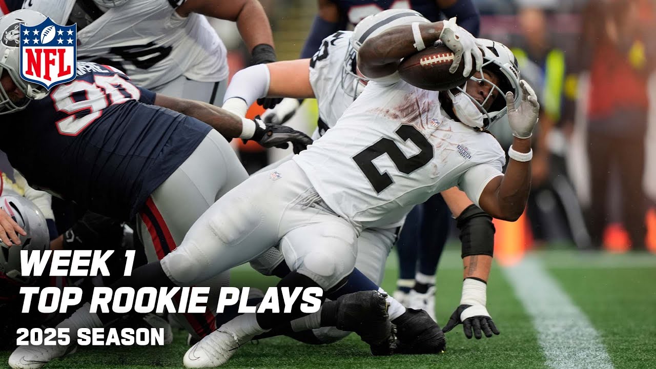 The BEST Rookie Plays from Week 1 | 2025 NFL Season