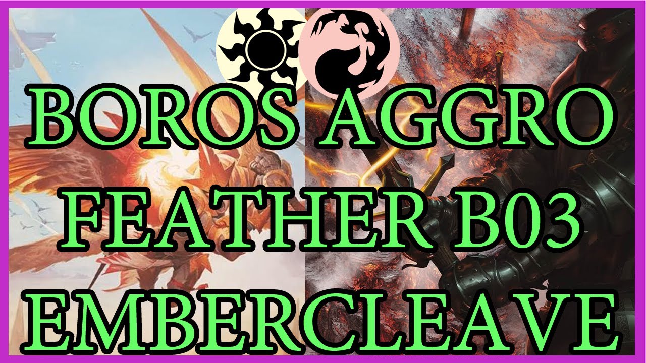 Boros Aggro Feather Embercleave Bo3 Ranked Deck Guide! Throne of Eldraine Standard Guide (MTG ARENA)