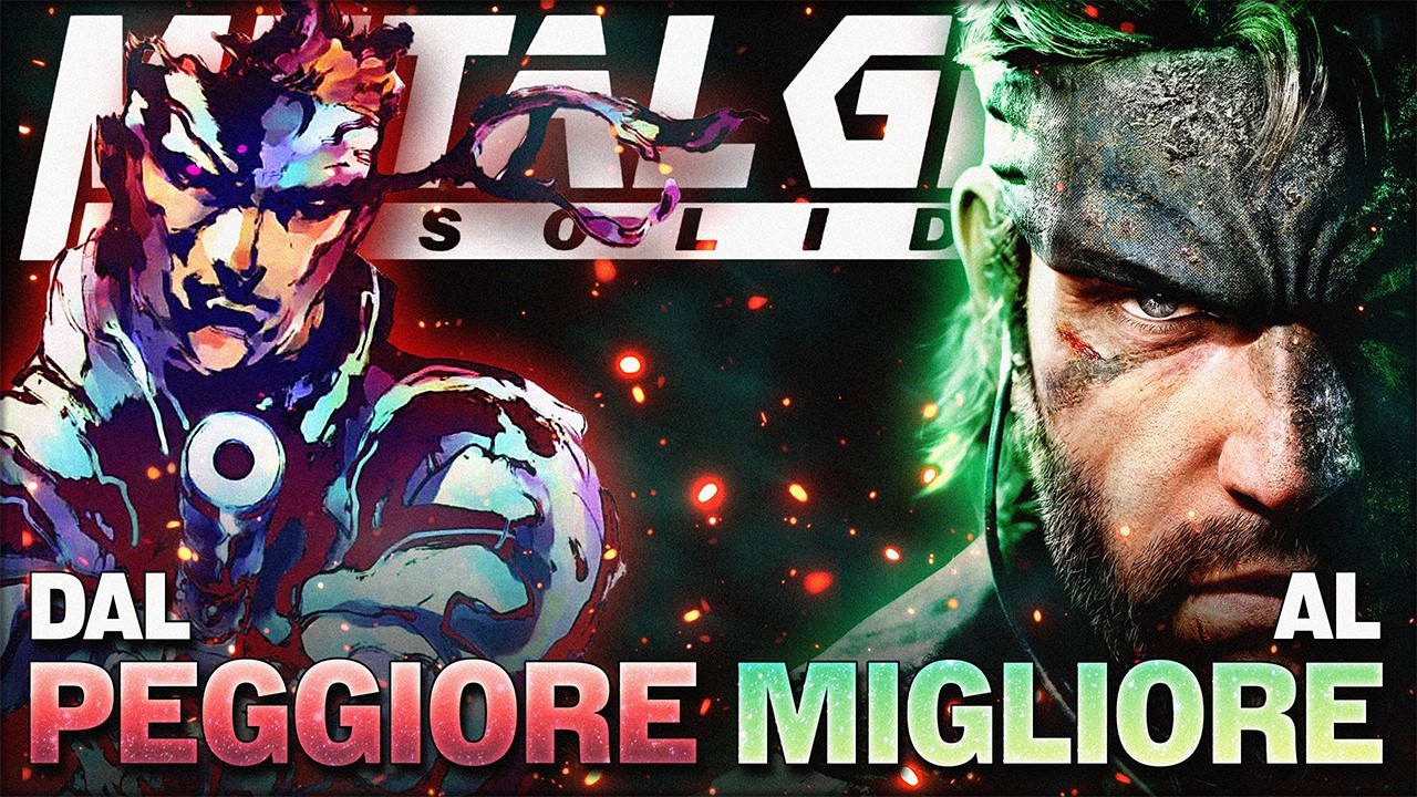 METAL GEAR SOLID: dal PEGGIORE al MIGLIORE. opinioni SCOMODE🔥