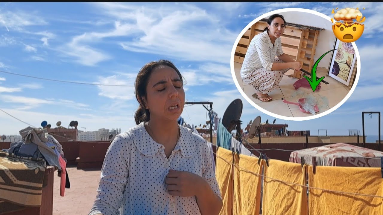 راجلي معصب😓غي كايغوت😥انا مقهورة او هو كايكمل عليا😭والله حتى عييت مانصبر ليه