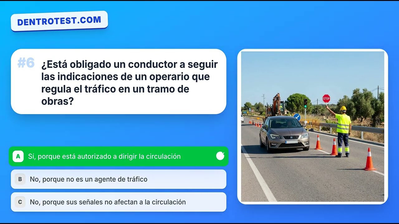 Test de Señales de Circulación DGT 2026 | Examen Teórico de Conducir