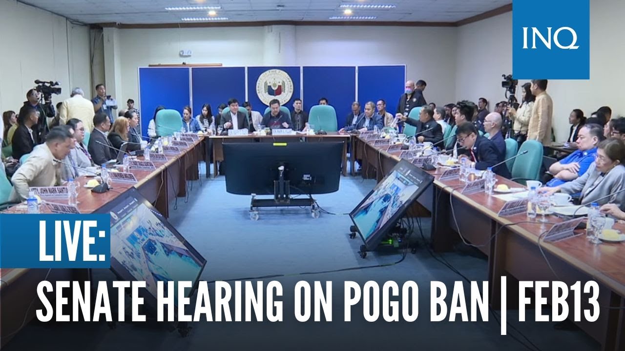 LIVE: Senate hearing on Pogo ban | February 13