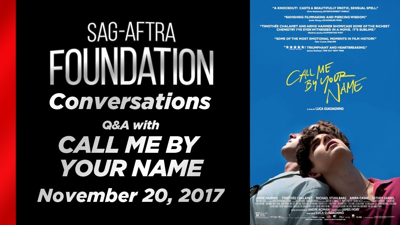 Conversations with CALL ME BY YOUR NAME