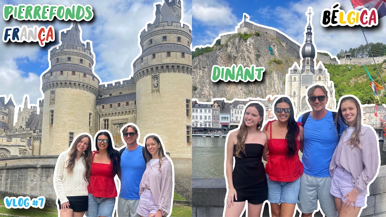 VLOG FRANÇA🇫🇷e BÉLGICA🇧🇪 #07 // Castelo Medieval e Dinant