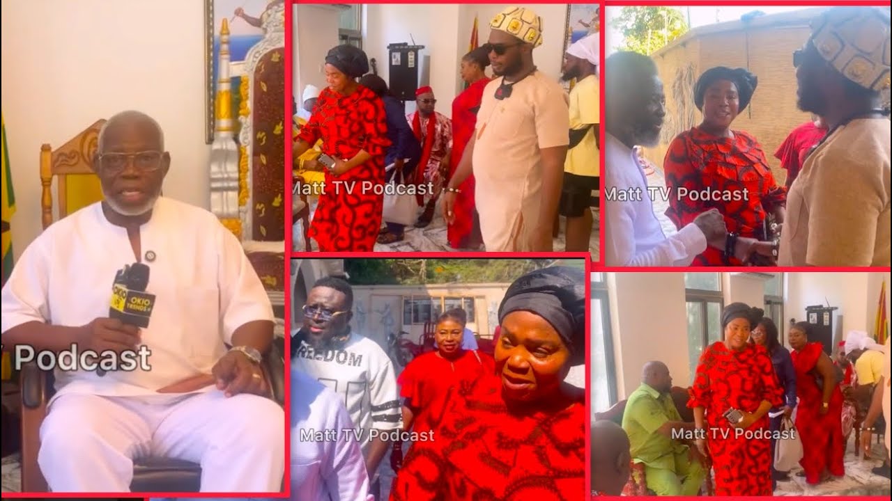 Daddy Lumba Sister Ernestina Fosuh, Ofa Yaw Poku, Papa Shee others visit Gborbu Wulomor’s Palace 