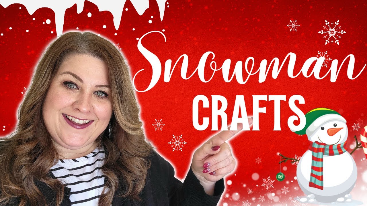 Snowman DIY and Craft Ideas! Using Wood Slices in Christmas Craft Projects! Quick and Easy Crafts!
