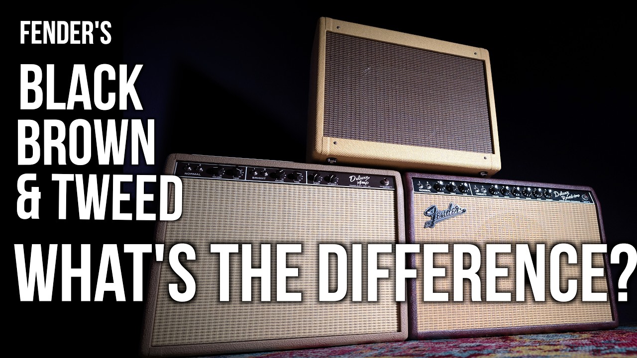 Fender Black, Brown and Tweed Amps: How and Why are They Different?
