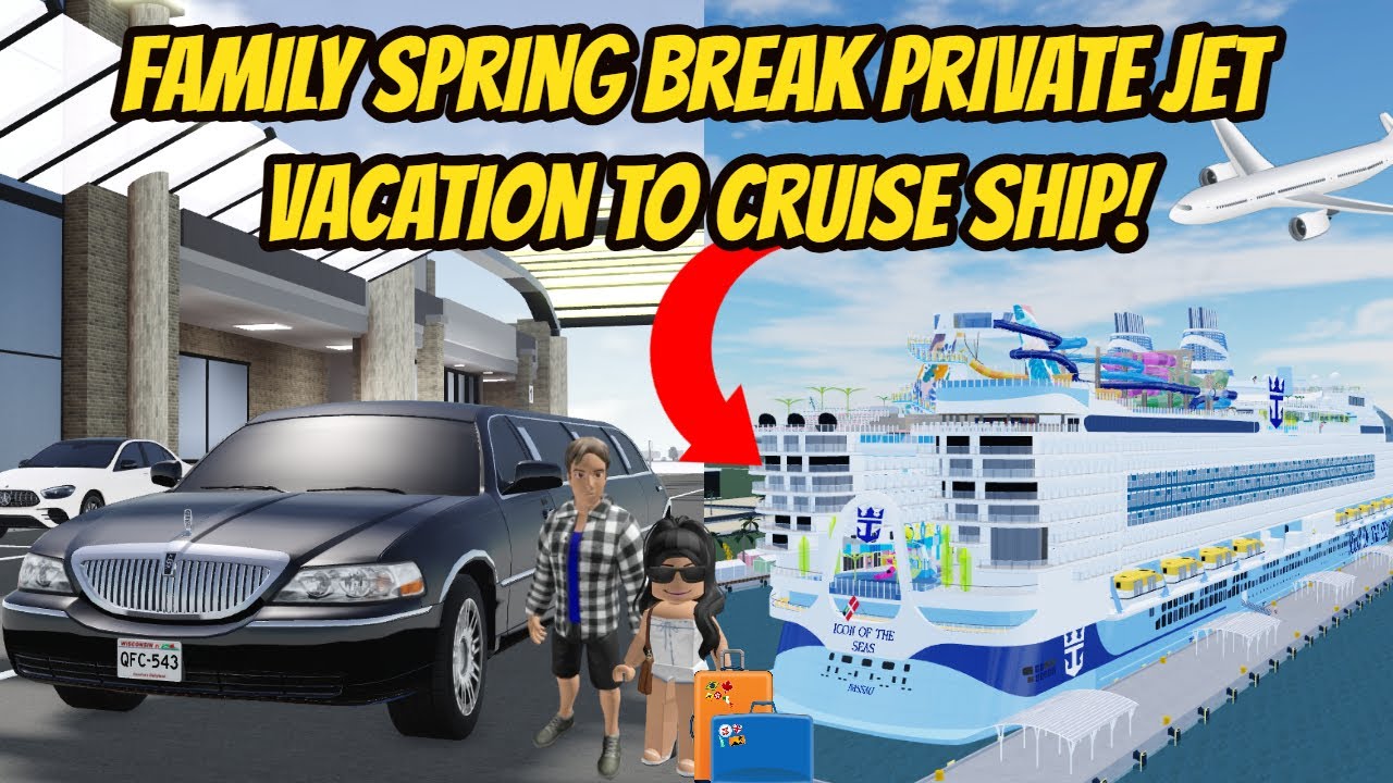 Гринвилл, Висконсин Roblox l Семейные весенние каникулы: ролевая игра «Полет на самолете на ОГРОМ...