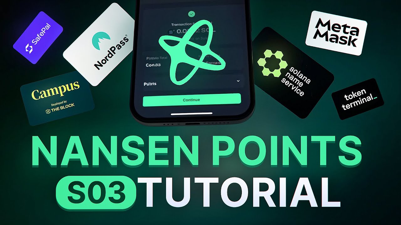 Nansen Points Season 3 Tutorial [Nansen Airdrop Guide]