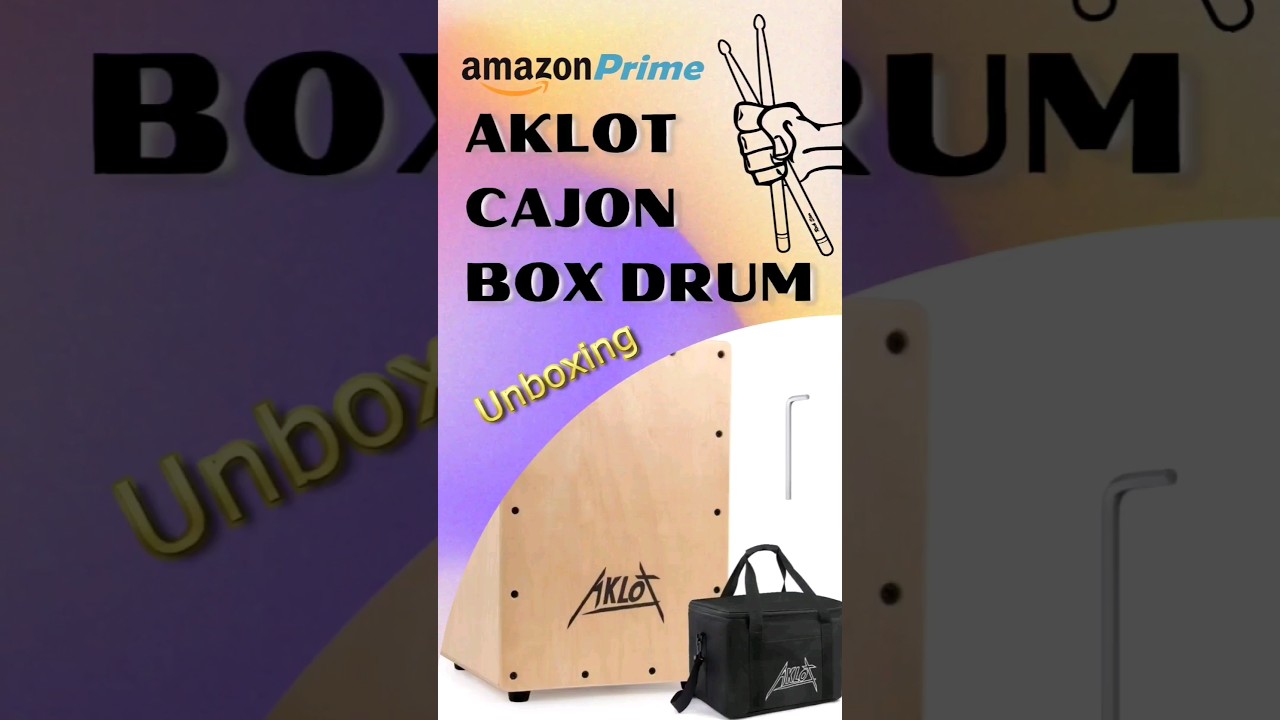 Unboxing: Aklot Cajon Box Drum from Amazon