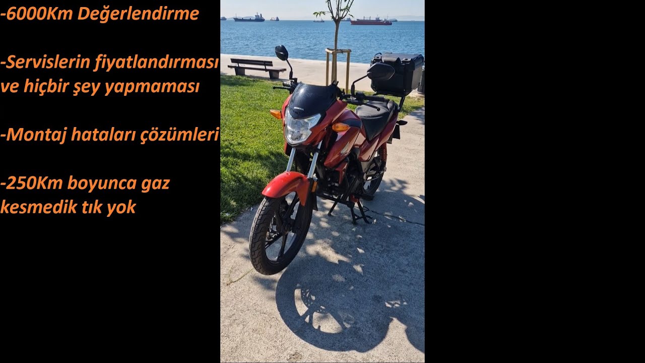 CB125F 6000KM GÜNCELLEME, SERVİS OLAYINI BİTİRİYORUZ !
