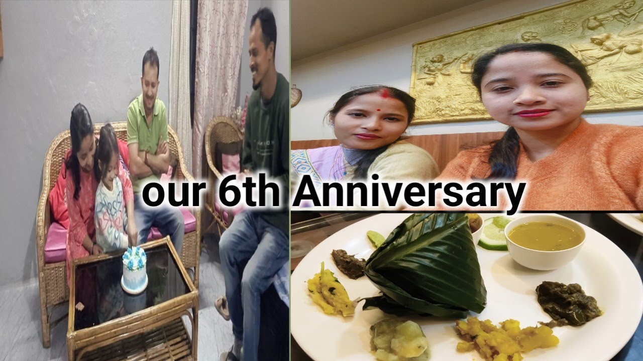 Our 6th Anniversary//Ahom ethnic t গৈ ৰাতি সাজ খালোঁ।।।