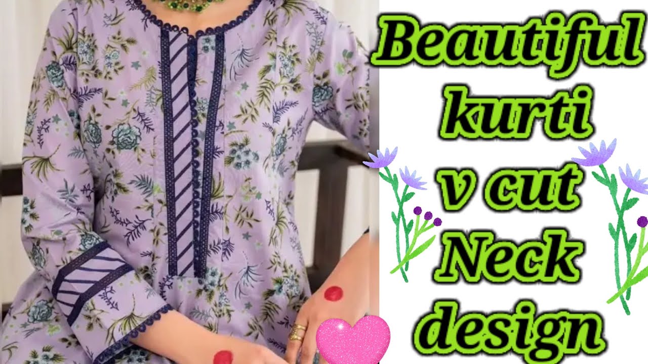 Brand Style V Cut Neck Design l New Neck Design Cutting and Stitching l Unique Neck Design