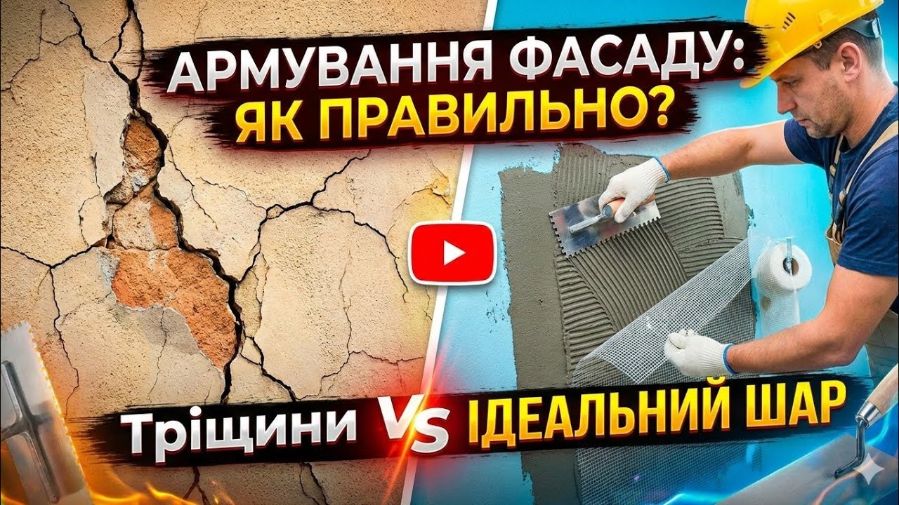 Як правильно затягнути фасад сіткою з клеєм ​#утеплення #фасад #армування  #своїмируками #elewacja 
