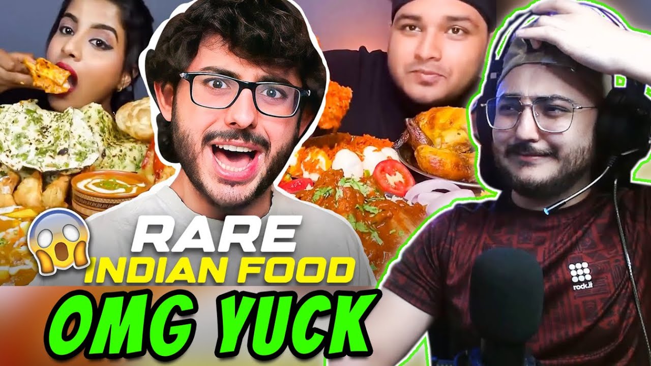 ROASTING RARE INDIAN STREET FOOD....YUMMYY🤤| CARRYMINATI | Reaction | WannaBe StarKid