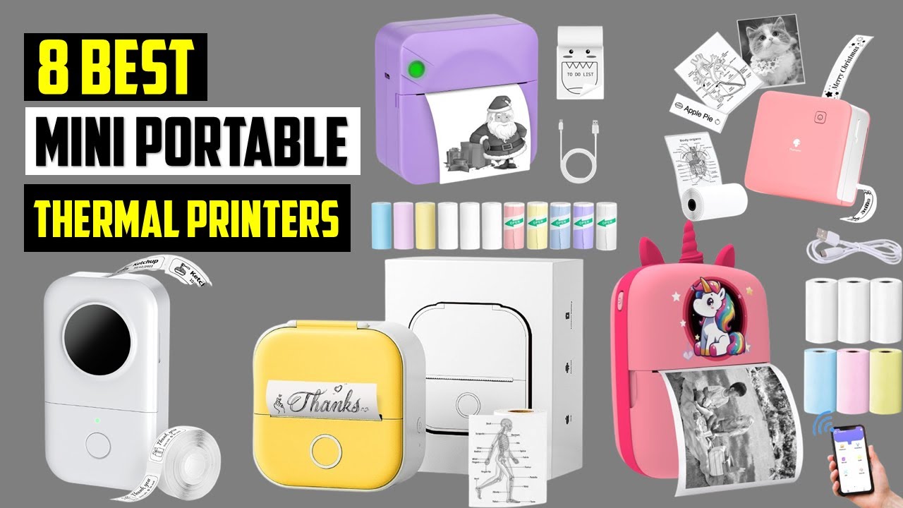 ✅ Top 8 Best Mini Portable Thermal Printers in 2025
