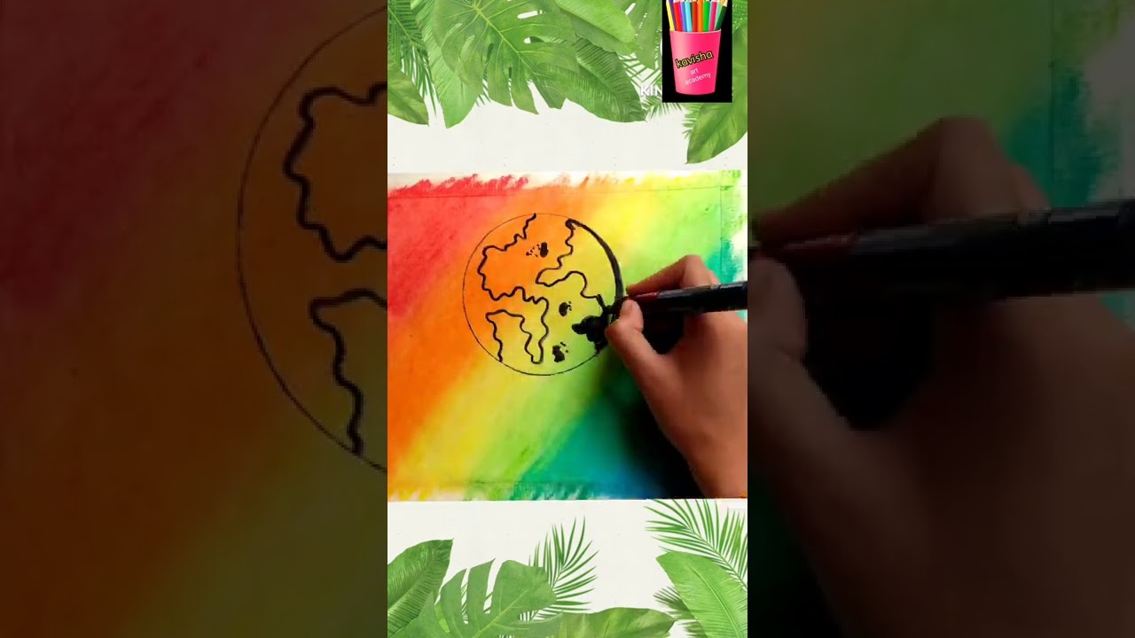 World Population day drawing #drawing #poster #creativeart  #shorts